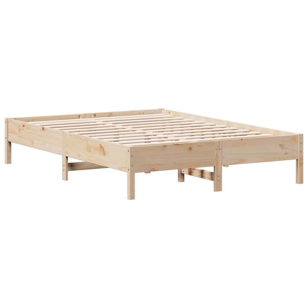 vidaXL Cadre de lit sans matelas 150x200 cm bois de pin massif
