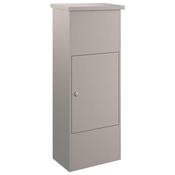 vidaXL Bo&icirc;te de d&eacute;p&ocirc;t de colis avec porte Rouill&eacute; 44,5 x 29 x 110,5 cm