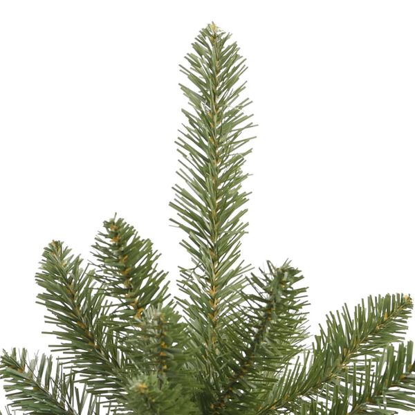 vidaXL Sapin de No&euml;l artificiel &agrave; charni&egrave;res avec support vert 270 cm