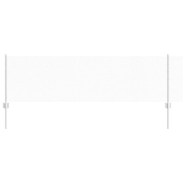 vidaXL Cl&ocirc;ture avec poteau Argent&eacute; 0,6 x 25 m Acier