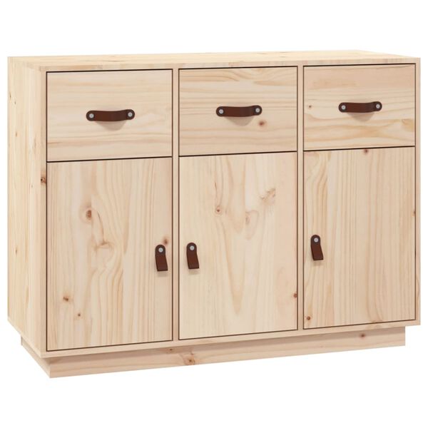 vidaXL Buffet 100x40x75 cm Bois massif de pin