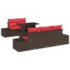 vidaXL Ensemble de canap&eacute; de jardin 6 pc 5-Nombre de places