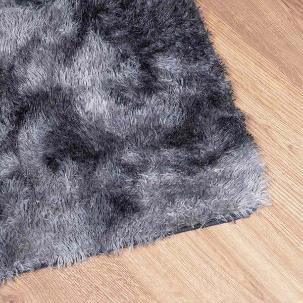 vidaXL Tapis Shaggy à poils longs NAVARRA gris foncé 60x100 cm
