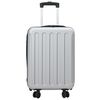 vidaXL Valise avec verrouillage Argent 34 x 23 x 55.5 cm Plastic ABS