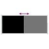 vidaXL Auvent lat&eacute;ral r&eacute;tractable de patio 200x500 cm Noir