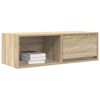 vidaXL Meuble TV ch&ecirc;ne sonoma 80x31x25,5 cm bois d'ing&eacute;nierie