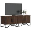vidaXL Meuble TV chêne marron 122x34x41 cm bois d'ingénierie