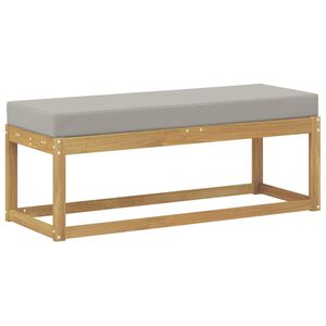 vidaXL Banc de Jardin Blanc 115 x 43 x 45 cm Bois d'Acacia Massif