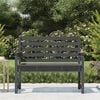 vidaXL Banc de jardin gris 109x48x91,5 cm bois massif de pin
