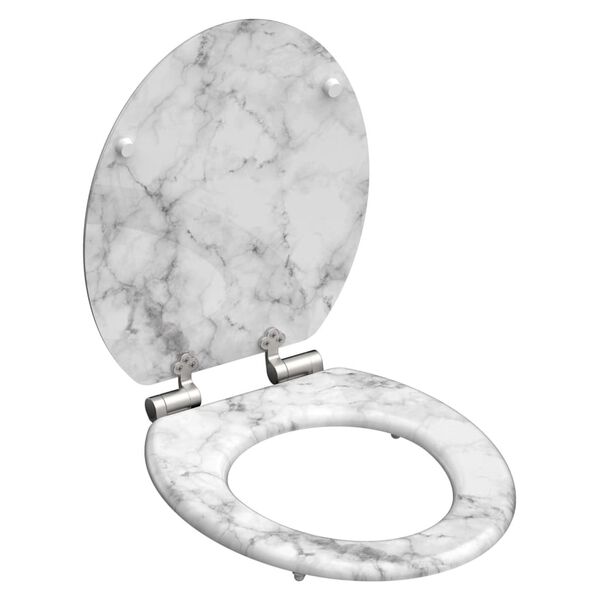 SCH&Uuml;TTE Si&egrave;ge de toilette avec fermeture en douceur MARMOR STONE