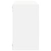 vidaXL &Eacute;tag&egrave;res cube murales 2 pcs Blanc 26x15x26 cm