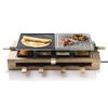 Bestron Gril &agrave; raclette ARG300BW 1500 W Bois noir XL