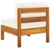 vidaXL Salon de jardin 8 pi&egrave;ces avec coussins 100 x 60 cm Bois d'acacia