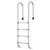 vidaXL &Eacute;chelle de piscine 54x38x184,5 cm acier inoxydable 304