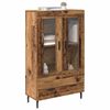 vidaXL Haut Armoire Bois Ancien 69,5 x 31 x 115 cm Bois d'ing&eacute;nierie
