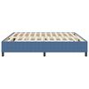vidaXL Cadre de lit plateforme Bleu 200 x 200 cm tissu