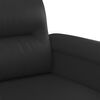 vidaXL Fauteuil Noir 60 cm Similicuir