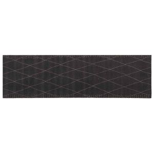 vidaXL Tapis de Cuisine &Agrave; carreaux anthracite 180 x 60 cm