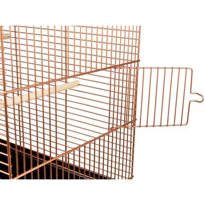 FLAMINGO Cage à oiseaux Numfor 1 Cuivre 51x30x60 cm