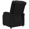 vidaXL Fauteuil inclinable &eacute;lectrique Noir Similicuir