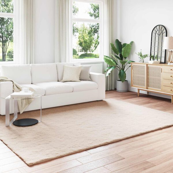 vidaXL Tapis en Fourrure Synth&eacute;tique de Lapin Olite Taupe 240 x 340 cm