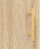 vidaXL Buffet Chêne sonoma 34,5x34x90 cm Bois d'ingénierie