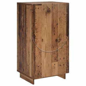 vidaXL Meuble &agrave; chaussures 48 x 38 x 87,5 cm Bois d'ing&eacute;nierie