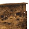 vidaXL Lit de Rangement Ch&ecirc;ne fum&eacute; 180 x 200 cm Bois d'ing&eacute;nierie