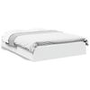 vidaXL Cadre de lit avec tiroirs sans matelas blanc 140x190 cm
