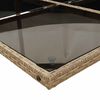 vidaXL Ensemble &agrave; manger de jardin coussins 13 pcs m&eacute;lange beige rotin