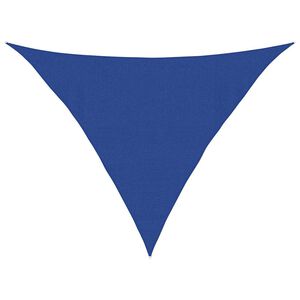 vidaXL Voile d'ombrage 160 g/m&sup2; triangulaire bleu 4x4x5,8 m PEHD
