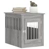 vidaXL Meuble de cage pour chiens sonoma gris 55x75x65 cm