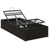 vidaXL Cadre de Lit &Eacute;lectrique R&eacute;glable Noir 200 x 90 x 33,5 cm Acier