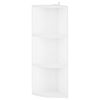 vidaXL &Eacute;tag&egrave;re d'angle 3 niveaux 41,5 x 41,5 x 107,5 cm