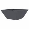 vidaXL Cache-pot de jardin Anthracite 35 x 35 x 15 cm