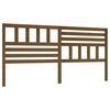 vidaXL T&ecirc;te de lit Marron miel 186x4x100 cm Bois massif de pin
