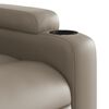 vidaXL Fauteuil inclinable Cappuccino Similicuir