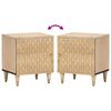 vidaXL Table de chevet 40x33x46 cm Bois de manguier solide