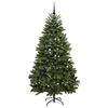 vidaXL Sapin de No&euml;l artificiel avec 300 LED Vert 210 cm PVC et m&eacute;tal