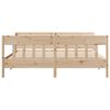 vidaXL Cadre de lit sans matelas 180x200 cm bois massif de pin