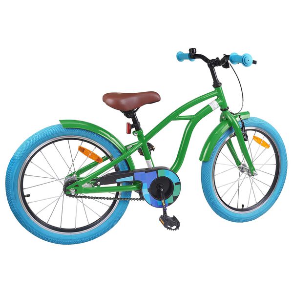vidaXL V&eacute;lo pour Enfants 18 Pouces pour les 5-7 ans Vert