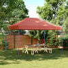 vidaXL Tente r&eacute;ception pliable escamotable terre cuite 440x292x315 cm