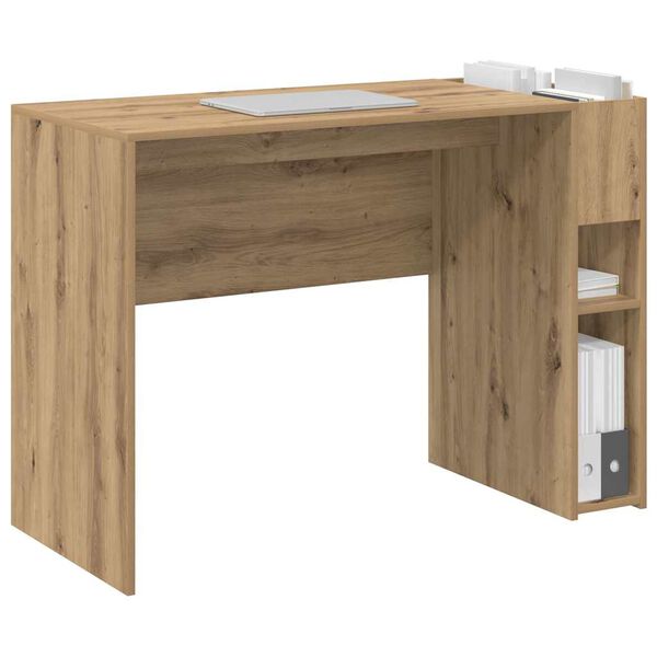 vidaXL Bureau Ch&ecirc;ne artisanal 109 x 50 x 78 cm Bois d'ing&eacute;nierie