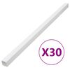 vidaXL Goulotte de c&acirc;ble 33x33 mm 30 m PVC