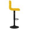 vidaXL Tabourets de bar lot de 2 jaune moutarde velours