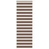 vidaXL Store z&egrave;bre marron 90x230 cm largeur du tissu 85,9 cm polyester