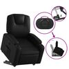 vidaXL Fauteuil inclinable électrique noir similicuir