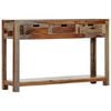 vidaXL Table console avec 3 tiroirs 120x30x75 cm Bois massif