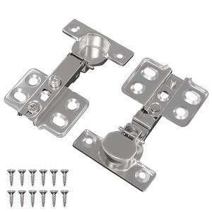 vidaXL Charni&egrave;re 2 pc Nickel 85 x 52,5 x 9,5 mm Fer