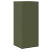 vidaXL Cabinet de Dossier avec tiroir Vert olive 45,5 x 42 x 106,5 cm